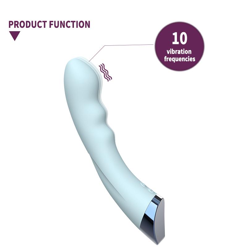 GINYA 2024 New Design Female Gravity Sensor G-spot Vibrator — CH01288 gallery image 3