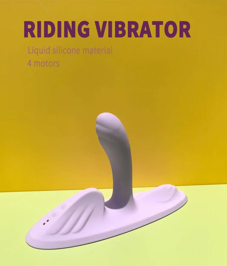 GINYA liquid silicone Riding vibrator sex toy — CH01144 gallery image 1