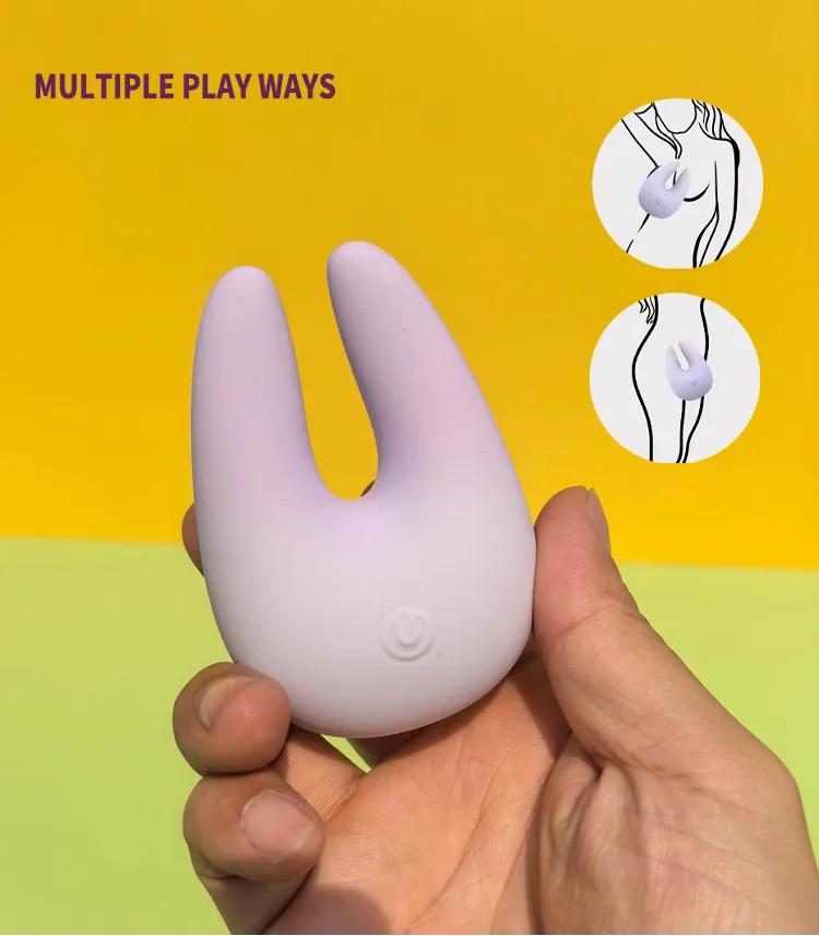 GINYA New Dual Vibrators Breast Massager for Women With Strong Vibrator Sex Toys gallery image 5