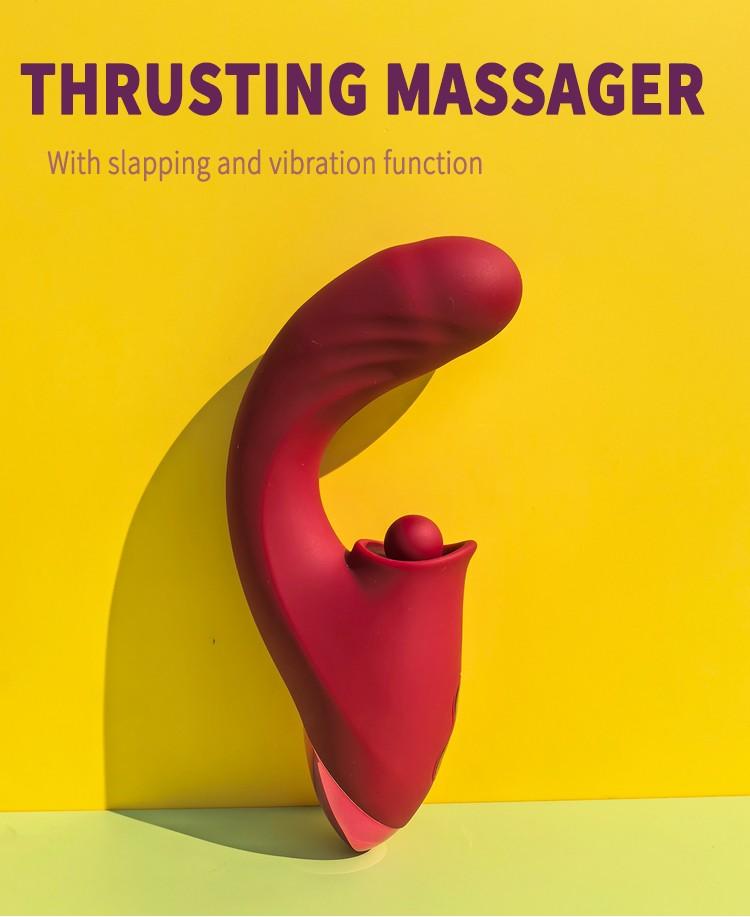 GINYA G-spot Vibrators Female Thrusting Vibrating Massager Clitoral Slapping Stimulating Vibrator gallery image 1