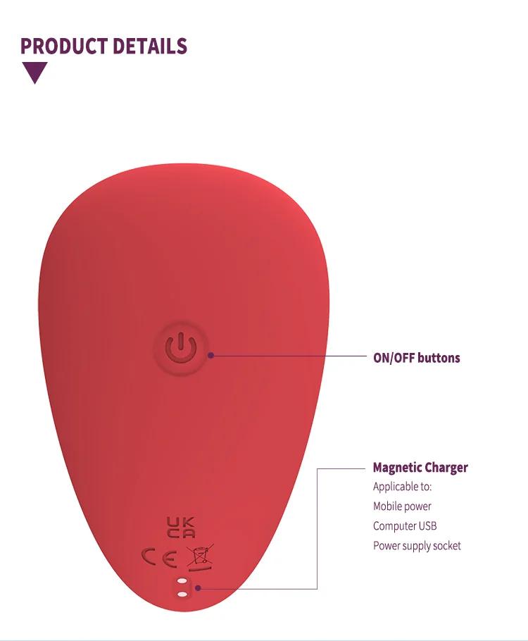 GINYA New Liquid Silicone Clitoral Sucking Stimulator Breast Massager — CH01317 gallery image 6