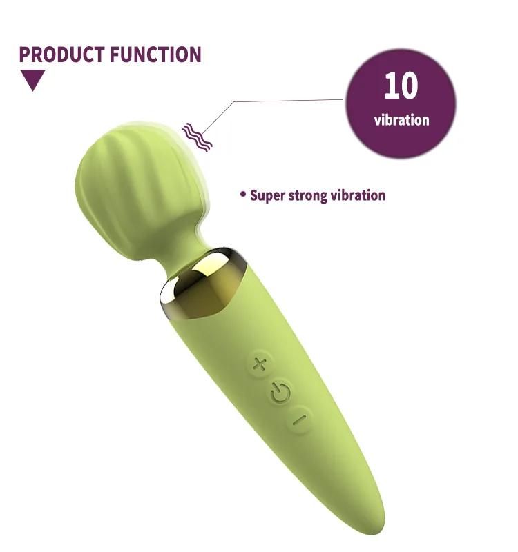 GINYA New Design Female Strong Vibration Mini AV Wand Massager gallery image 4