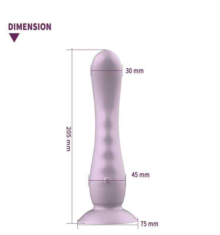 GINYA New Patent Liquid Silicone Vibrator for Women Snake Twisting Motion gallery image 3