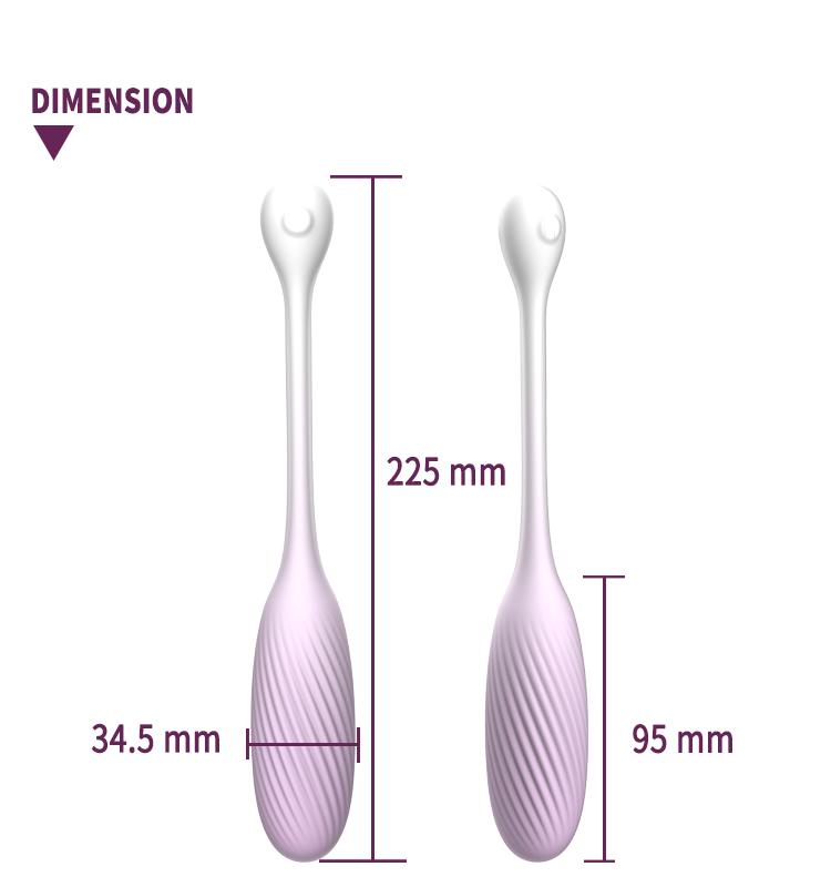 GINYA Dual Layer Silicone Love Egg gallery image 3