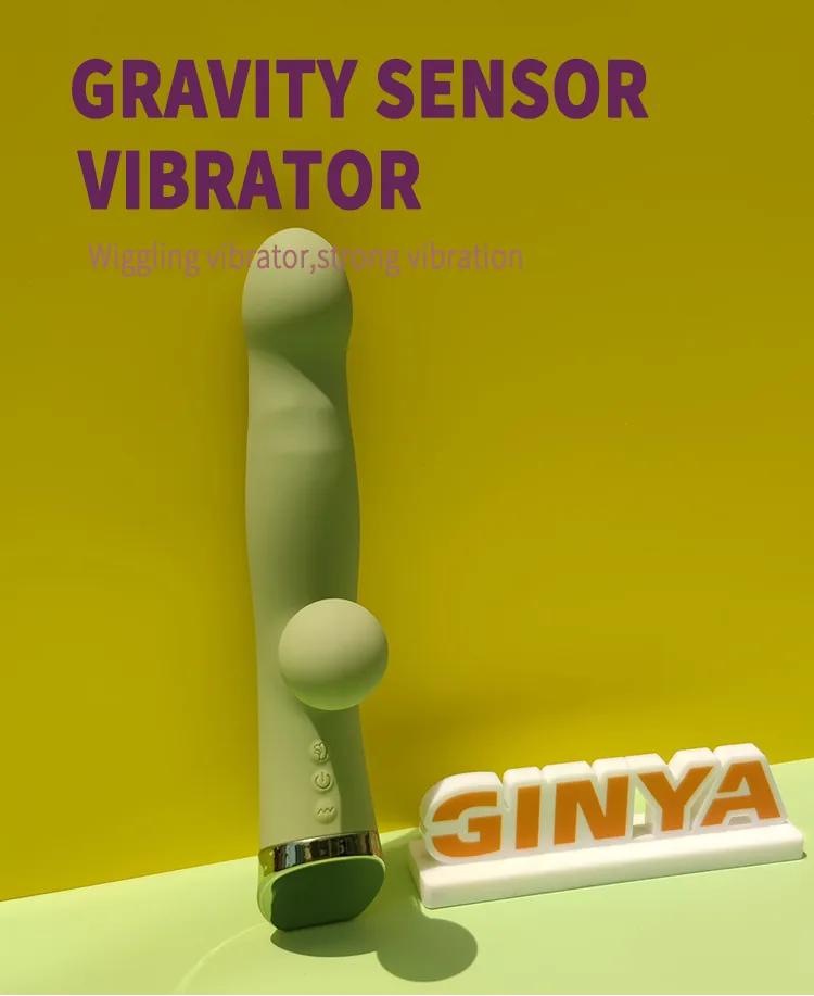 GINYA New Design Gravity Sensor Finger Wiggling Rabbit Vibrators gallery image 1