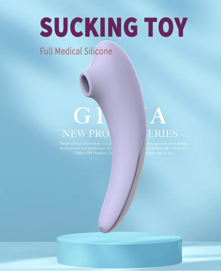GINYA New Design Female Suction Sex Toys Clitoral Stimulator gallery image 1