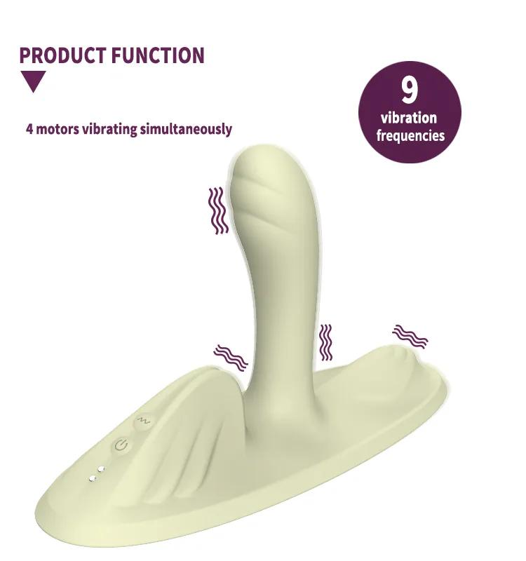 GINYA liquid silicone Riding vibrator sex toy — CH01144 gallery image 4