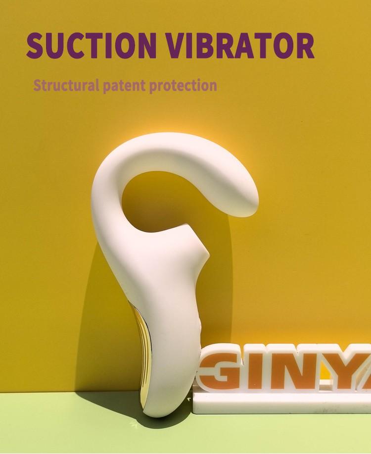 Female sucking vibrator G-spot stimulation — CH05080 gallery image 1